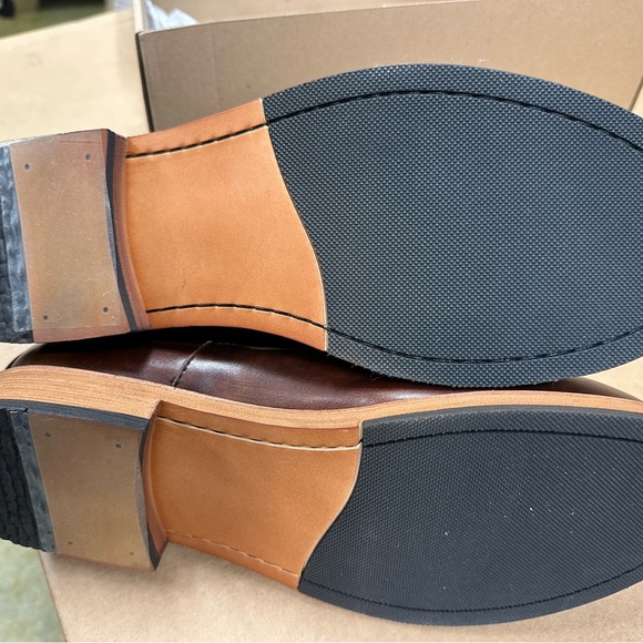 Men's Brown Leather Chelsea Boots - Picture 5 of 6